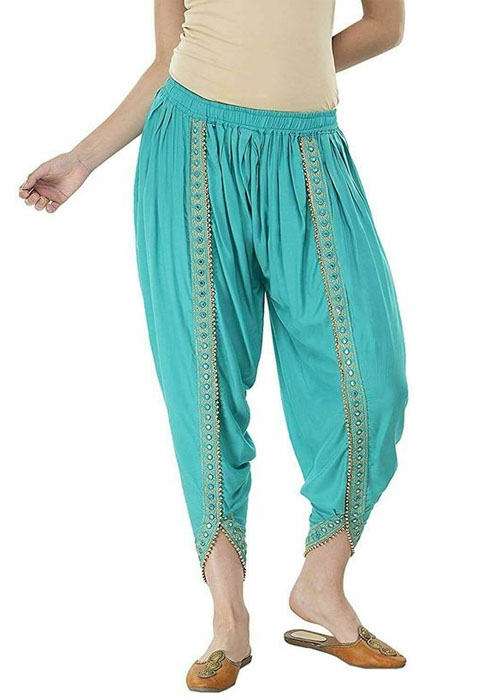 Sky Blur Dhoti Salwar