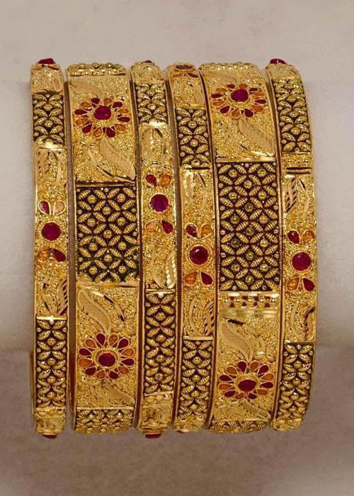  Special Gold Plated Kada Design