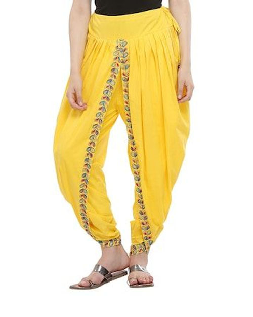 Yellow Dhoti Salwar