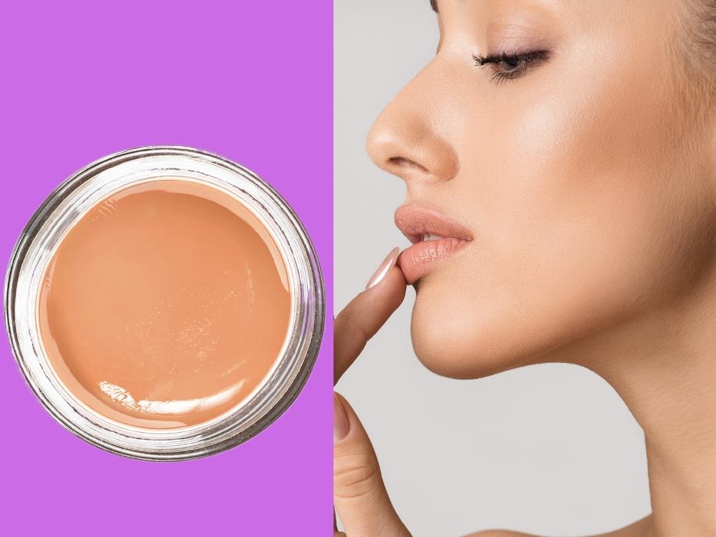 concealer use in lip