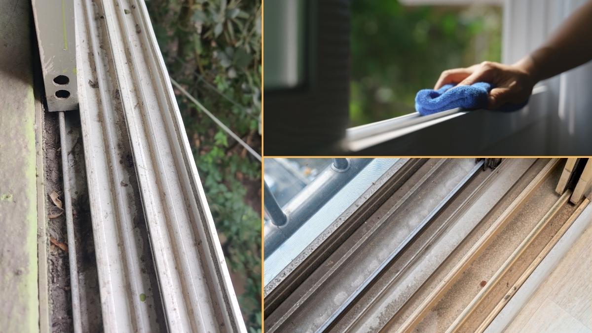 easily clean grime from the channel of a sliding window