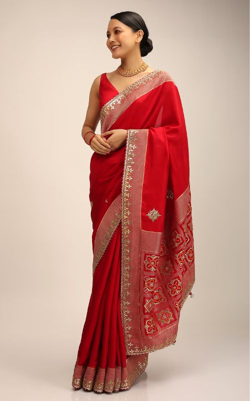 Red Silk Saree